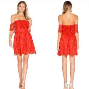 NEW Red Lovers + Friends Dream Vacay Dress Small